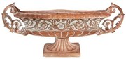 Planter 81x19x36 Cm Brown Ceramic Material - 81*19*36 cm