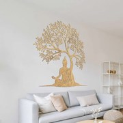 Drevená dekorácia Budha a strom života | SENTOP PR0546