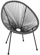 Záhradné kreslo oválne, výška 87 cm Springos - GF0086