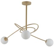 Luster na tyči VELVET 3xG9/12W/230V zlatá