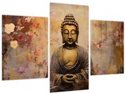 Obraz - Budha, maľba (90x60 cm)