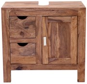 Skrinka pod umývadlo Amba 65x60x35 z indického masívu palisander Natural
