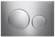 Geberit Sigma20, ovládacie tlačidlo Sigma20, lesklý chróm/matný chróm, 115.882.KH.1
