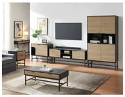 TV stolík Cabredo, dub / čierna