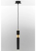 Jupiter 2003 - Luster na lanku ALAS 1xGU10/10W/230V čierna/zlatá