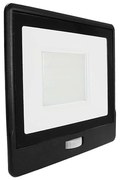 LED Reflektor so senzorom LED/50W/230V 6500K IP65 čierna