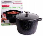 Hrniec mramorový 6,2L so sklenenou pokrievkou