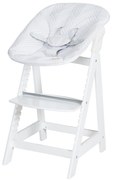 roba Detská vysoká stolička Born Up Zickzack 2 v 1 (biela) (100366796)