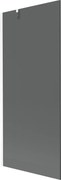 Mexen Next vaňová zástena jednokrídlová 80 x 150 cm, Grafitová čierna, Biela - 895-080-000-00-40-20