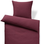 Mušelínová posteľná bielizeň, vínová, štandardná veľkosť
