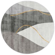 TZ Okrúhly vzorovaný koberec Stela Rozmer: 90 cm