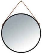 WENKO 24424100 - Zrkadlo BORRONE 40x40 cm čierna/strieborná