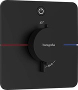 Hansgrohe ShowerSelect Comfort Q, termostat pod omietku pre 1 spotrebič, čierna matná, HAN-15581670