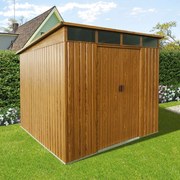 Zahradní domek BestBerg ZDSL-6D / 6,6 m² / 238 x 279 x 203 cm / dřevo/hnědá