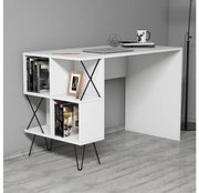 PC stolík Europa (biela + čierna). Akcia -20%. Vlastná spoľahlivá doprava až k Vám domov. 1088691
