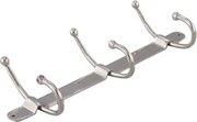 Strieborný hliníkový nástenný vešiak - 50 * 19 * 8cm