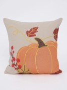 Jesenná obliečka na vankúš 45 x 45 cm - Tekvica 02
