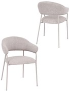 Jedálenská stolička Livia, béžová/kašmír