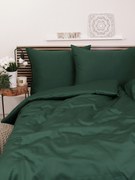 Saténové obliečky - Diana tmavo zelené