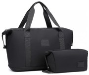 Konofactory Čierna sada 2 príručných tašiek do lietadla "Duo" - M (35l)
