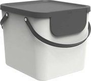 Kôš na triedený odpad ALBULA biely 40 l