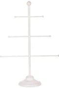 Autronic BONTEC Stojan kovový - na zavesenie ozdôb, strieborný Farba: Biela