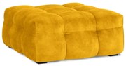 Žltý zamatový puf Windsor & Co Sofas Vesta
