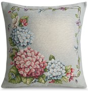GOBELÍNOVÁ DEKORAČNÁ OBLIEČKA NA VANKÚŠ POPE 45X45 CM KVETY