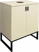 Ceramia Easy skrinka pod umývadlo bez umývadla 60x73x36 cm jasmín mat EASYUMDJ