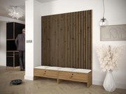 Predsieň Esmaldos V (dub artisan + čierna + béžová) . Vlastná spoľahlivá doprava až k Vám domov. 1104708