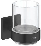Grohe Start Cube držiak pohárov vrátane pohárečierna mat 410972430 G410972430