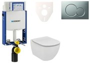 Cenovo zvýhodnený závesný WC set Geberit na zamurovanie + WC Ideal Standard Tesi 110.302.00.5NF3