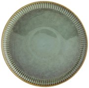 Altom Porcelánový plytký tanier Reactive Sage, 26 cm