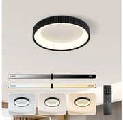 Brilagi - LED stmievateľné stropné svietidlo FALCON MODERN LED/30W/230V 40 cm čierne +DO