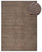 Červený koberec Universal Lana, 67 x 105 cm