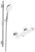 Sprchová batéria SAT Evolution so sprchovacím setom 150 mm chróm SATBSEVO268SET