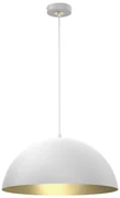 Závesné svietidlo Beta, 1x zlaté/biele kovové tienidlo, (fi 35cm), w/g
