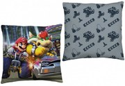 Obojstranný vankúš Super Mario a kráľ Koopa