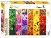 Brain Tree Puzzle Dlaždice s kvetinami 1000 dielikov