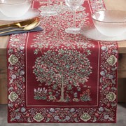 GOBELÍNOVÝ BEHÚŇ NA STÔL FESTIVE VERDE1 40X100 CM VZOROVANÝ