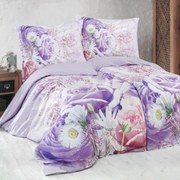 Obliečky bavlnené 3D Flowers, Štandardný set jednolôžko obsahuje 1x 140x200 + 1x 70x90