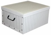 Úložná krabica Compactor Anton 50 x 40 x 25 cm, biela