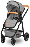 Kombinovaný kočík Lionelo Amber 2v1 grey stone