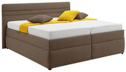 FINES čalúnená posteľ Koska 180x200 hnedá