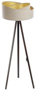 Stojacia lampa GALAXY 1xE27/60W/230V béžová/wenge
