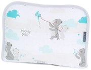 Cestovná prebaľovacia podložka Mama Bear, biela/mätová