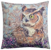 Dekoračný vankúš so sovou - 43 * 43 cm