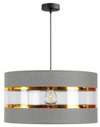 Luster na lanku LIND 1xE27/60W/230V šedá