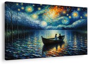 Obraz romantika pod hviezdnou oblohou