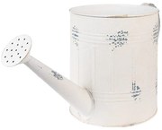 Béžová dekoračná plechová retro kanva - 44*17*20 cm